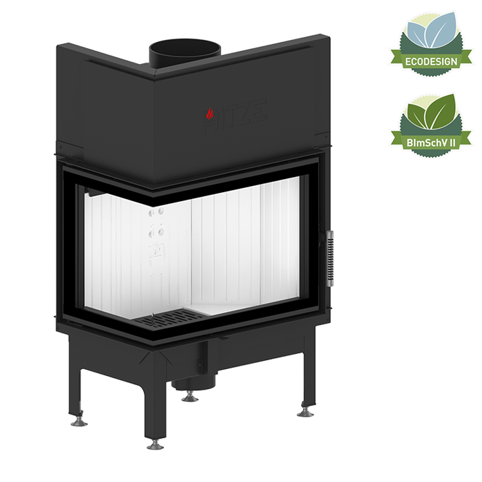 Biokominek wiszący lub do zabudowy  INSIDE 900 BLACK HITZE ALBERO AL11LH kominek fireplace DECOR 2 - Biokominek wiszący lub do zabudowy  INSIDE 900 BLACK